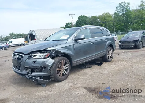 2013 Audi Q7 3.0T Premium z USA, uszkodzony, nr VIN WA1LGAFEXDD012229